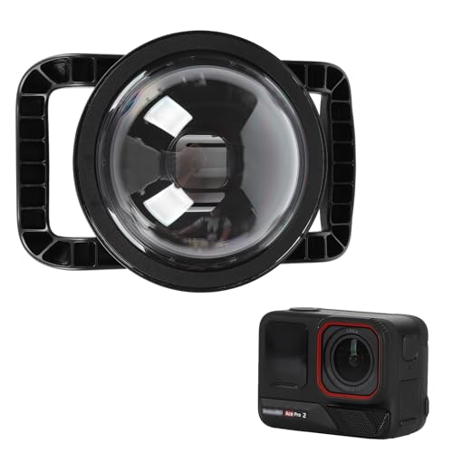 SHOOT Dome Port Wasserdichtes Gehäuse Schutzhülle für Insta360 Ace Pro 2, 30M/98FT Wasserdichtes Unterwassergehäuse mit Dual Handgriff für Insta360 Ace Pro 2 Action Kamera SHOOT Dome Port Wasserdichtes Gehäuse Schutzhülle für Insta360 Ace Pro 2, 30M/98FT Wasserdichtes Unterwassergehäuse mit Dual Handgriff für Insta360 Ace Pro 2 Action Kamera von SHOOT