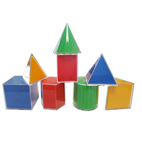 8 Stück Geometrisches Modell Zerlegen Würfel Zylinder Kegel Spielzeug Mathematik Ressourcen Lernen Pädagogisches Geschenk Mathematik Hilfe von SHOOYIO