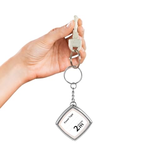 Mehrzweck Schlüsselanhänger Maßband Stahlband Messwerkzeug Tragbares Kompatibel Für Genaue Längenberechnung Kompaktes Schlüsselanhänger Messwerkzeug von SHOOYIO