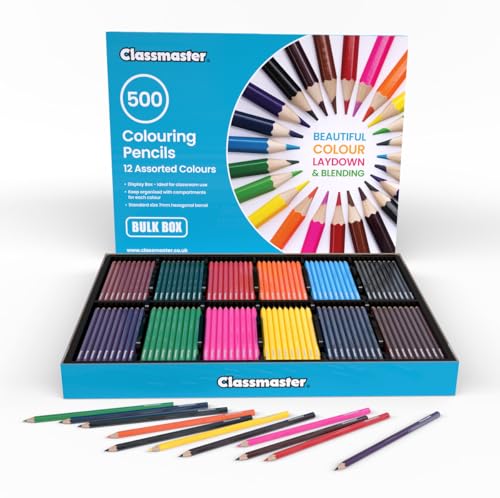 Klassenbox mit 500 Buntstiften, verschiedene Farben Klassenbox mit 500 Buntstiften, verschiedene Farben von SHOW-ME