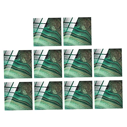 SHOWERORO 10 Blatt Tapete zum Abziehen und Aufkleben modernes Rautenmuster grünes Wandpapier für Schlafzimmer entfernbares dekoratives Vinyl SHOWERORO 10 Blatt Tapete zum Abziehen und Aufkleben modernes Rautenmuster grünes Wandpapier für Schlafzimmer entfernbares dekoratives Vinyl von SHOWERORO