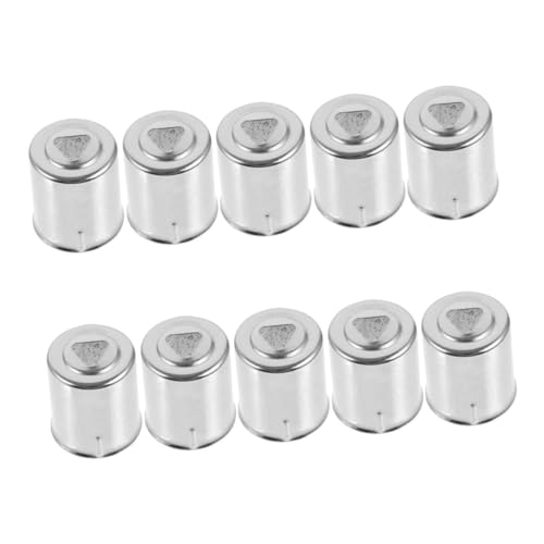 SHOWERORO Antennenkappe für Mikrowelle 10 Stück Eisen-Ersatzkappen für Magnetron dreieckiges Loch SHOWERORO Antennenkappe für Mikrowelle 10 Stück Eisen-Ersatzkappen für Magnetron dreieckiges Loch von SHOWERORO