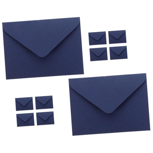SHOWERORO 10Stücke Elegante Kartenumschläge Dekorative Briefumschläge für Hochzeiten Geburtstagsfeiern Dankeskarten und Einladungen aus Hochwertigem Tiefblauer Farbe SHOWERORO 10Stücke Elegante Kartenumschläge Dekorative Briefumschläge für Hochzeiten Geburtstagsfeiern Dankeskarten und Einladungen aus Hochwertigem Tiefblauer Farbe von SHOWERORO