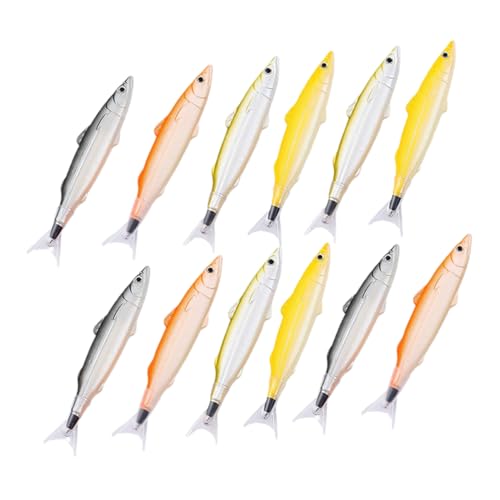 SHOWERORO 12 Stück Neuartige Fischstifte, Kugelschreiber Mit Meerestieren, Tinte, Zum Schreiben, Tagebuchschreiben, Büro, Süßes Briefpapier Für Schulbedarf Und Geburtstagsfeiern, SHOWERORO 12 Stück Neuartige Fischstifte, Kugelschreiber Mit Meerestieren, Tinte, Zum Schreiben, Tagebuchschreiben, Büro, Süßes Briefpapier Für Schulbedarf Und Geburtstagsfeiern, von SHOWERORO