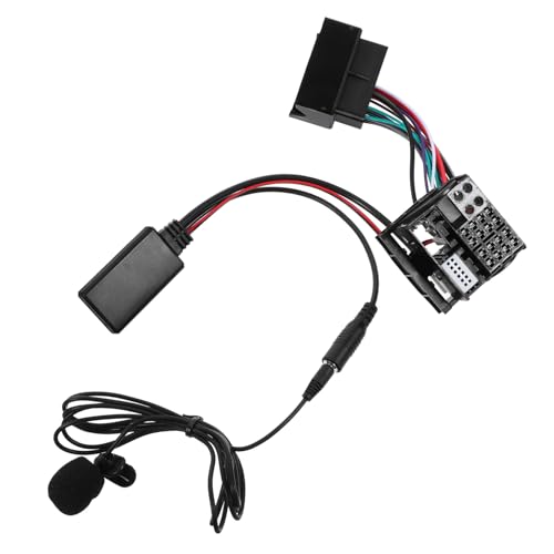 SHOWERORO 1Satz Audio Adapter für Autos Drahtloser Empfänger mit Mikrofon Pin Plug Play Kompatibel mit Aux Audiosystemen Tragbar und Vielseitig für Unterwegs von SHOWERORO