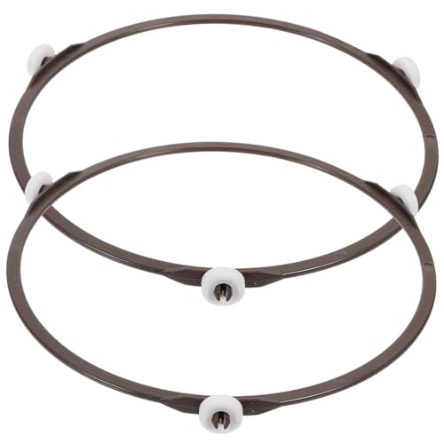 SHOWERORO Glasplatten-Tablett-Unterstützung Mikrowellen-Drehtellerring 2 Stück klein 1 6 cm Rad wichtig zum gleichmäßigen Erhitzen beim Kochen SHOWERORO Glasplatten-Tablett-Unterstützung Mikrowellen-Drehtellerring 2 Stück klein 1 6 cm Rad wichtig zum gleichmäßigen Erhitzen beim Kochen von SHOWERORO