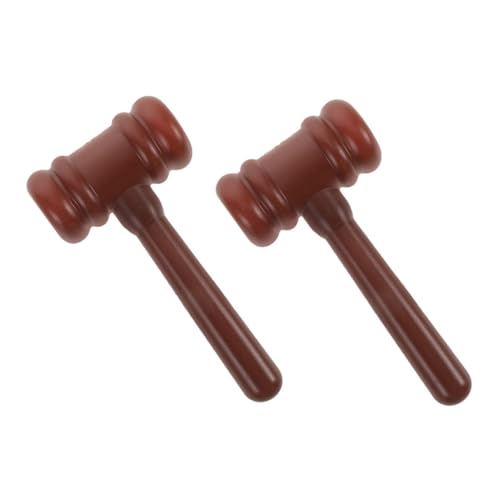 SHOWERORO 2Stücke Richterhammer Ergonomisches Design für Rollenspiele Authentische Gerichtserfahrung Sicheres und Komfortables für Kostümpartys von SHOWERORO