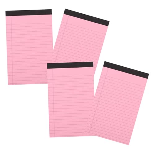 SHOWERORO Abreißnotizblock 4er-Pack A5-Rechtsblöcke liniertes Notizbuch zur Planung Notizblock Bürobedarf für Schüler SHOWERORO Abreißnotizblock 4er-Pack A5-Rechtsblöcke liniertes Notizbuch zur Planung Notizblock Bürobedarf für Schüler von SHOWERORO