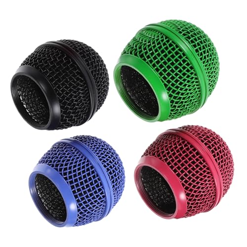 SHOWERORO 4Stücke Mikrofongitter Kopf Ersatz Mikrofon Netz und Kompatibel für Musiker und Künstler und Stilverbesserung SHOWERORO 4Stücke Mikrofongitter Kopf Ersatz Mikrofon Netz und Kompatibel für Musiker und Künstler und Stilverbesserung von SHOWERORO