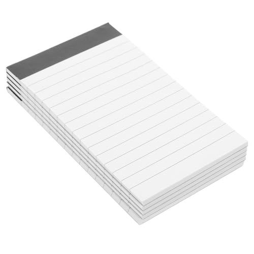 SHOWERORO 5er Set A7 Kleine Notizblöcke Mit Linien Nachfüllpapier Für Bürobedarf Gerillte Schreibblöcke Zum Notizen Machen Praktische Memo Pads Für Schule Und Arbeit von SHOWERORO