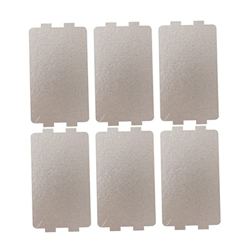 SHOWERORO 6 Stück Blatt Glimmerblech Thermalisolationsblock Wellenschutz Ofen Mikrowellenplatte Glimmerflocken für die Mikrowelle Mikrowellenabdeckung Glimmerscheibe SHOWERORO 6 Stück Blatt Glimmerblech Thermalisolationsblock Wellenschutz Ofen Mikrowellenplatte Glimmerflocken für die Mikrowelle Mikrowellenabdeckung Glimmerscheibe von SHOWERORO