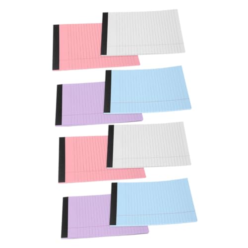 SHOWERORO Multifunktions-Notizbuch-Set mit 8 Notizbüchern liniertes Papier für Büro Schule und Reisen A5-Format von SHOWERORO