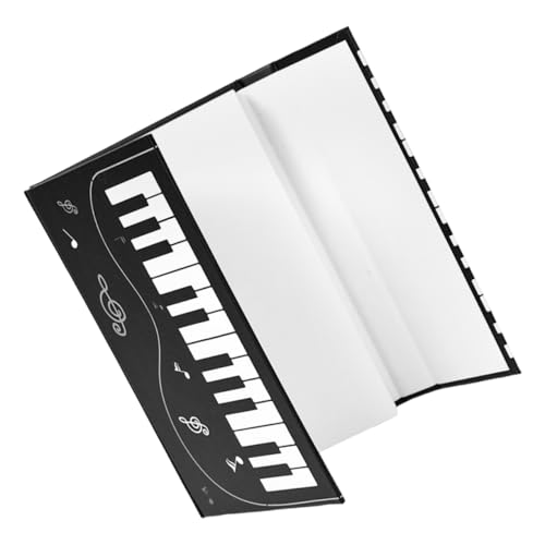 SHOWERORO Klavierthema Hardcover -notizbuch Mit Magnetklappe Für Frauen Schreiben Notizen Nehmen Sie Songwriting Daily Planning DIY Scrapbook Home Office School von SHOWERORO