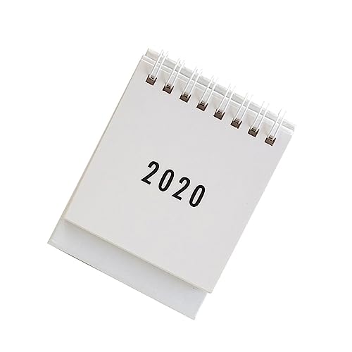 SHOWERORO Kreativer Tischkalender Mini Spiral Kalender für Schreibtisch Monatskalender mit Notizblock für Büro und Zuhause Weiß SHOWERORO Kreativer Tischkalender Mini Spiral Kalender für Schreibtisch Monatskalender mit Notizblock für Büro und Zuhause Weiß von SHOWERORO