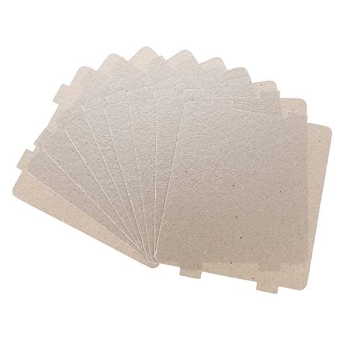 SHOWERORO Mikrowellen-Glimmerplatten 10er-Set hitzebeständige isolierte Glimmerplatte für die Wellenleiterabdeckung der Mikrowelle SHOWERORO Mikrowellen-Glimmerplatten 10er-Set hitzebeständige isolierte Glimmerplatte für die Wellenleiterabdeckung der Mikrowelle von SHOWERORO