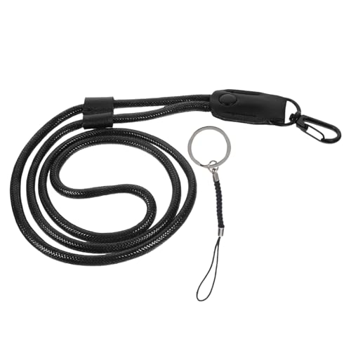 SHOWERORO Schlüsselband aus Schwarzem PU Verstellbar und Langlebig für Ausweise Namensschilder und Schlüsselanhänger Perfektes für Täglichen Gebrauch SHOWERORO Schlüsselband aus Schwarzem PU Verstellbar und Langlebig für Ausweise Namensschilder und Schlüsselanhänger Perfektes für Täglichen Gebrauch von SHOWERORO