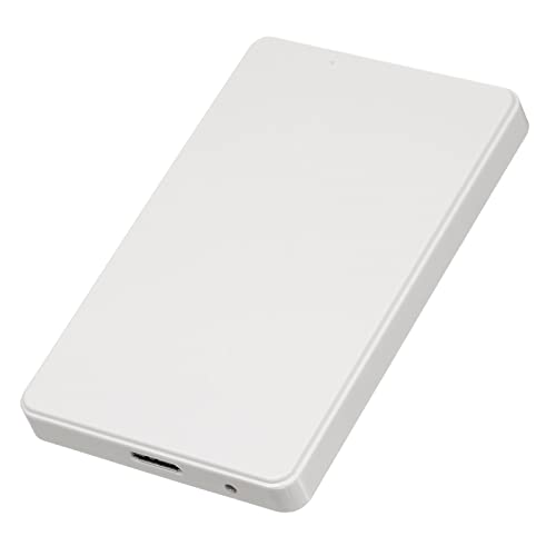 SHUAIGUO 2,5-Zoll-Festplattengehäuse USB3.0 Externes HDD/SSD-Gehäuse -Festplattengehäuse Werkzeugloses Design Einfache Installation ABS-Gehäuse Weiß von SHUAIGUO