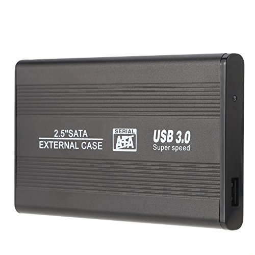SHUAIGUO USB 3.0 HDD SSD Externes tragbares Superspeed-Aluminium 2,5-Zoll-Festplattengehäuse von SHUAIGUO