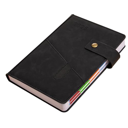 2025 Wochenplaner Ringbuch mit Softcover, ca. A5 (22 x 16,5 cm), 12-Monate-Terminplaner von SHUANGBAODALAO