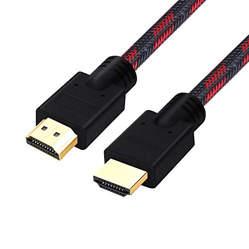 SHULIANCABLE HDMI Kabel, kompatibel High Speed mit Ethernet ARC 3D Ultra HD 1m 2m 3m 5m 10m 15m 20m 25m(1m, Black), kompatible mit Fernseher von SHULIANCABLE