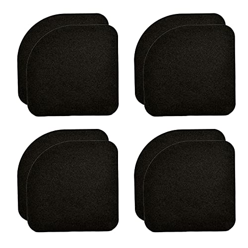 SHULLIN 8 Stück Stille Füße Pads Geräuschdämpfenden Matte Waschmaschine Unterlage Schwingungsdämpfer Pads Anti-Vibrations Pads 7.7×7.7×0.7cm Universal Vibrationsdämpfer für Haushaltsgeräte von SHULLIN