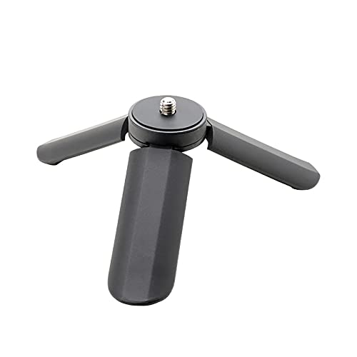 SHULLIN Mini Stativ Handy Ständer Portable Tripod and Grip Stabilizer - Tragfähigkeit Max 600g Mit 1/4 Zoll Schraube für Smartphone DSLR-Kamera (1) von SHULLIN