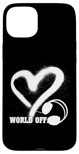 Musik Kopfhörer Herz Techno House Liebe Elektro Hülle für iPhone 15 Plus Musik Kopfhörer Herz Techno House Liebe Elektro Hülle für iPhone 15 Plus von SHURIKANER Elektro Techno Musik tanzen
