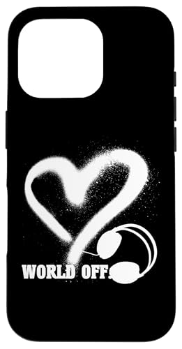 Musik Kopfhörer Herz Techno House Liebe Elektro Hülle für iPhone 16 Pro Musik Kopfhörer Herz Techno House Liebe Elektro Hülle für iPhone 16 Pro von SHURIKANER Elektro Techno Musik tanzen