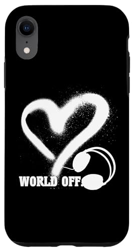 Musik Kopfhörer Herz Techno House Liebe Elektro Hülle für iPhone XR Musik Kopfhörer Herz Techno House Liebe Elektro Hülle für iPhone XR von SHURIKANER Elektro Techno Musik tanzen