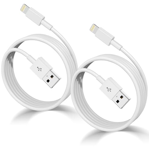 iPhone-Ladekabel, Apple-Ladekabel, MFi-zertifiziert, schnelles Aufladen, langes USB-Lightning-Kabel für iPhone 14, 13, 12, 11 Pro, Max, XS, XR, X, 8, 7, 6 Plus, iPad, 1,8 m, 2 Stück iPhone-Ladekabel, Apple-Ladekabel, MFi-zertifiziert, schnelles Aufladen, langes USB-Lightning-Kabel für iPhone 14, 13, 12, 11 Pro, Max, XS, XR, X, 8, 7, 6 Plus, iPad, 1,8 m, 2 Stück von SHUXINER