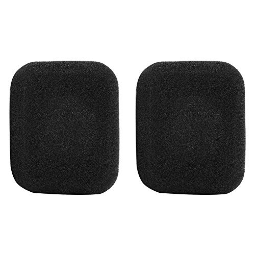 Ersatz-Ohrpolster, Studio-Ersatz-Ohrpolster für Bang&Olufsen B&O Form 2 Kopfhörer, Geräuschisolierung, 2 Stück, Memory-Schaum (schwarz) von SHYEKYO