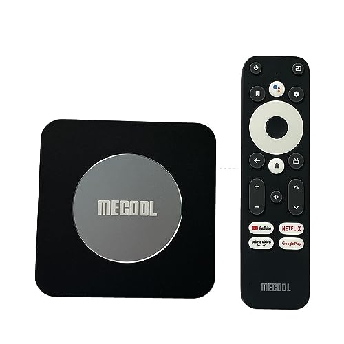 Android TV Box KM2 Plus, Android 11.0 Amlogic S905X4-B 2GB RAM 16GB ROM 2.4G & 5G WiFi BT5.0 USB 3.0 Unterstützt HDR10+, HDR10, H.265, Prime Video 4K HDR Box (Schwarz) von SHYSKY