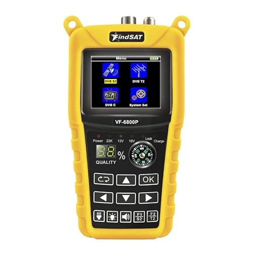 VF-6800P Satellitenfinder DVB-S2/T-C MPEG4 Sat Finder Meter 2,4 Zoll LCD HD Digitaler Satellitenfinder für TV Receiver, mit Taschenlampe Kompass VF-6800P Satellitenfinder DVB-S2/T-C MPEG4 Sat Finder Meter 2,4 Zoll LCD HD Digitaler Satellitenfinder für TV Receiver, mit Taschenlampe Kompass von SHYSKY