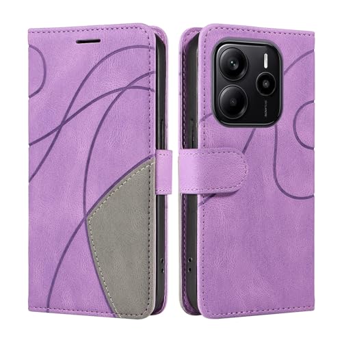 SHYXGLON Brieftaschen-Schutzhülle kompatibel mit Redmi Note 14 4G, Premium-Leder, Brieftaschen-Schutzhülle [Handschlaufe] [Kartenfächer] [Magnetverschluss] Klapphülle für Xiaomi Redmi Note 14 4G von SHYXGLON