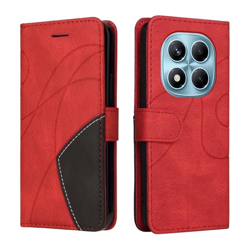 SHYXGLON Brieftaschen-Schutzhülle kompatibel mit Redmi Note 14 Pro 4G, Premium-Leder, Brieftaschen-Schutzhülle [Handschlaufe] [Kartenfächer] [Magnetverschluss] Klapphülle für Xiaomi Redmi Note 14 Pro von SHYXGLON