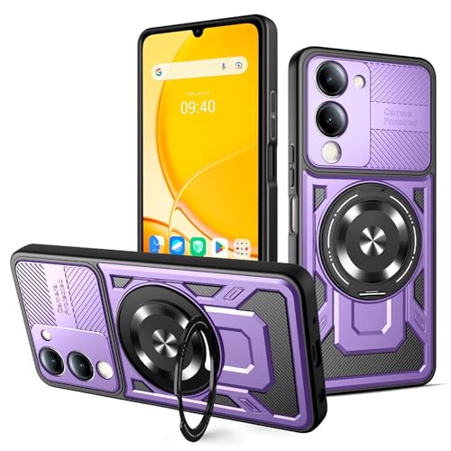 SHYXGLON Schutzhülle für Vivo Y04 4G, militärischer Schutz, integrierter Ständer, Vivo Y29S 5G, Hybrid-Rüstung, doppellagiger Stoßschutz, robuster Schutz, Fallschutz, Violett SHYXGLON Schutzhülle für Vivo Y04 4G, militärischer Schutz, integrierter Ständer, Vivo Y29S 5G, Hybrid-Rüstung, doppellagiger Stoßschutz, robuster Schutz, Fallschutz, Violett von SHYXGLON