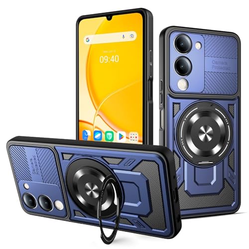 SHYXGLON Schutzhülle für Vivo Y04 4G, militärischer Schutz, integrierter Ständer, Vivo Y29S 5G, Hybrid-Rüstung, doppellagiger Stoßschutz, robuster Schutz, Fallschutz, für Vivo Y04 4G, Blau SHYXGLON Schutzhülle für Vivo Y04 4G, militärischer Schutz, integrierter Ständer, Vivo Y29S 5G, Hybrid-Rüstung, doppellagiger Stoßschutz, robuster Schutz, Fallschutz, für Vivo Y04 4G, Blau von SHYXGLON