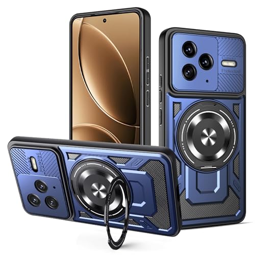 SHYXGLON Schutzhülle für Xiaomi Poco F7 Pro 5G, mit integriertem Ständer, militärische Qualität, zweilagige Hülle, weiches TPU und hartes Polycarbonat, robuste Schutzhülle für Xiaomi Poco F7 Pro, Blau SHYXGLON Schutzhülle für Xiaomi Poco F7 Pro 5G, mit integriertem Ständer, militärische Qualität, zweilagige Hülle, weiches TPU und hartes Polycarbonat, robuste Schutzhülle für Xiaomi Poco F7 Pro, Blau von SHYXGLON