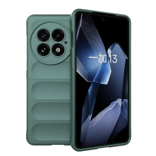 SHYXGLON Schutzhülle kompatibel mit Oneplus 13 5G, Mikrofaserfutter, Silikon-Stoßfänger, ultradünn, seidig-weich, flexible Gummihülle, stoßfest, entworfen für OnePlus 13 5G, Grün SHYXGLON Schutzhülle kompatibel mit Oneplus 13 5G, Mikrofaserfutter, Silikon-Stoßfänger, ultradünn, seidig-weich, flexible Gummihülle, stoßfest, entworfen für OnePlus 13 5G, Grün von SHYXGLON