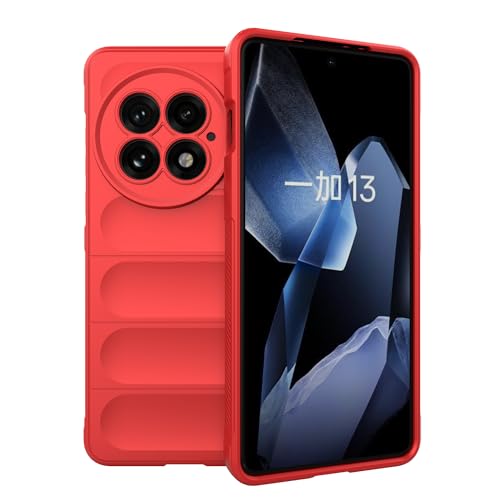 SHYXGLON Schutzhülle kompatibel mit Oneplus 13 5G, Mikrofaserfutter, Silikon-Stoßfänger, ultradünn, seidig-weich, flexible Gummihülle, stoßfest, entworfen für OnePlus 13 5G, Rot SHYXGLON Schutzhülle kompatibel mit Oneplus 13 5G, Mikrofaserfutter, Silikon-Stoßfänger, ultradünn, seidig-weich, flexible Gummihülle, stoßfest, entworfen für OnePlus 13 5G, Rot von SHYXGLON