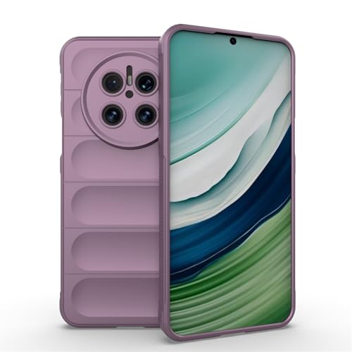 Schutzhülle kompatibel mit Huawei Mate 70, Mikrofaser-Innenfutter, Silikon-Stoßdämpfer, ultradünn, seidig-weich, flexible Gummihülle, stoßfest, entworfen für Huawei Mate 70, Violett Schutzhülle kompatibel mit Huawei Mate 70, Mikrofaser-Innenfutter, Silikon-Stoßdämpfer, ultradünn, seidig-weich, flexible Gummihülle, stoßfest, entworfen für Huawei Mate 70, Violett von SHYXGLON