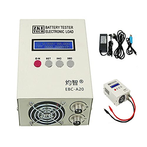 EBC-A20 Batterietester Akkutester Batterieprüfergerät mit Lade- und Entladefunktion Lithium/Blei-Säure Batterie Kapazität Tester von SHZICMY