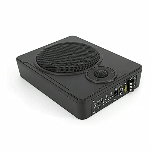 SHZICMY Auto Subwoofer 8 Zoll Bass Lautsprecher Ultradünner Auto Untersitz Aktiv Ubwoofer von SHZICMY