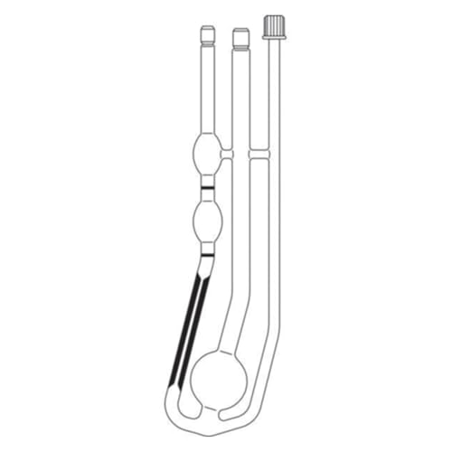 SI Analytics Glas Cannon-Fenske Routine Viskosimeter, 54620, 7ml-12ml Füllvolumen, 245mm Länge von SI Analytics