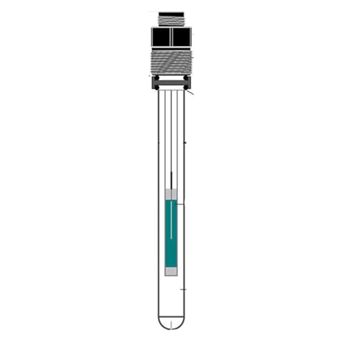 SI Analytics Prozess-Bezugselektrode mit Schraubsteckkopf (ATEX II 1/2G), Pastenelektrolyt, Keramikdiaphragma, B 1181 Hd von SI Analytics