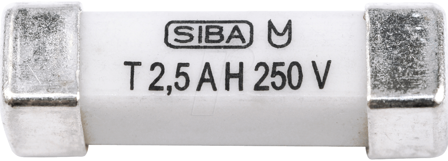 SMD-T 0,16A - SMD-Sicherung 4,5x16 träge 305V 0,16A von SIBA