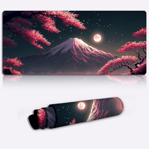 SIBREA Japanische Kirschblüten Gaming-Mauspad/großes Mauspad, XXL-Mauspad, / verbesserte Präzision und für stabilen Halt auf glatten Oberflächen, rutschfest, 35 x 60 cm SIBREA Japanische Kirschblüten Gaming-Mauspad/großes Mauspad, XXL-Mauspad, / verbesserte Präzision und für stabilen Halt auf glatten Oberflächen, rutschfest, 35 x 60 cm von SIBREA