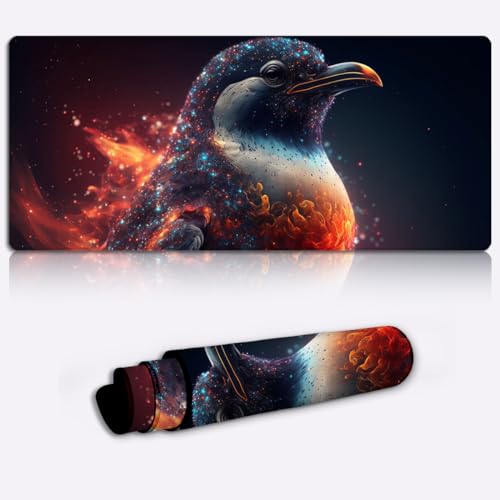 SIBREA Pinguin- Mauspad Mauspad für Büro und Gaming, Mauspad mit Rutschfester Gummiunterseite, 35 x 60 cm SIBREA Pinguin- Mauspad Mauspad für Büro und Gaming, Mauspad mit Rutschfester Gummiunterseite, 35 x 60 cm von SIBREA