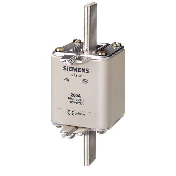 Siemens 3NA3365 NH3 500A 500VAC/440DC gL/gG Sicherung spannungsführend Siemens 3NA3365 NH3 500A 500VAC/440DC gL/gG Sicherung spannungsführend von SIEMENS AG