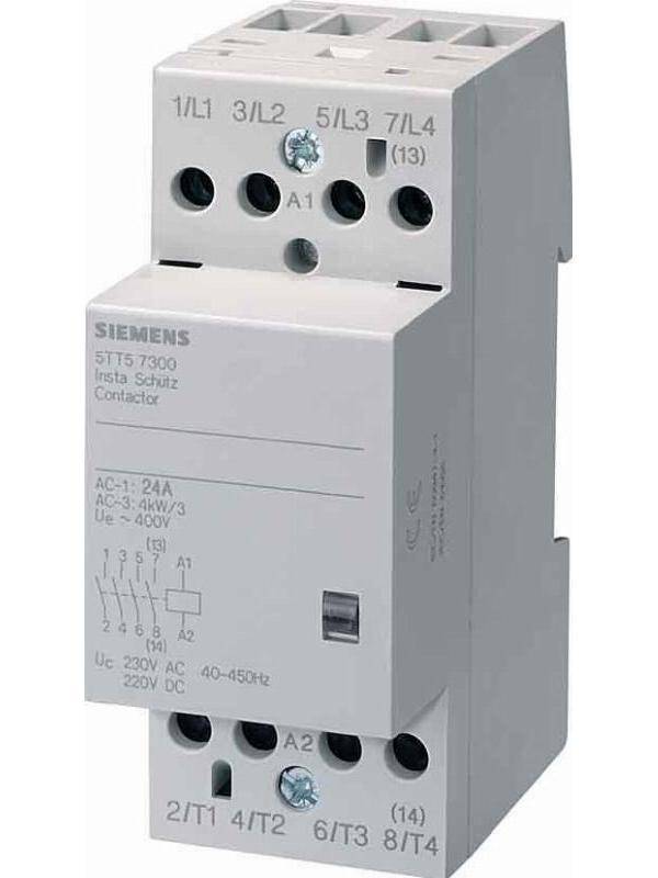 Siemens 5TT50300 INSTA Schütz 4S Kontakt f.230AC 400V 25A Ansteuerung 230VAC Siemens 5TT50300 INSTA Schütz 4S Kontakt f.230AC 400V 25A Ansteuerung 230VAC von SIEMENS AG